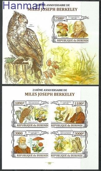 Znaczek Burundi 2013 Mi ark3168-3171B+bl358B Czyste **
