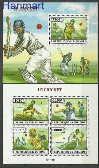 Znaczek Burundi 2013 Mi ark3283-3286+bl381 Czyste **