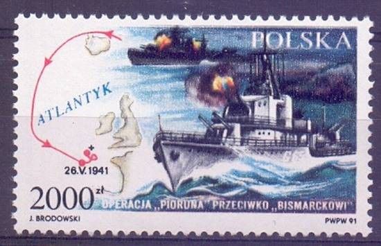 Znaczek Polska 1991 Mi 3332 Fi 3184 Czyste **