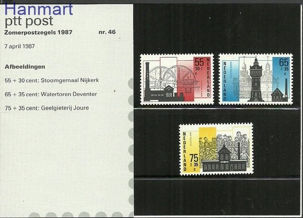 Znaczek Holandia 1987 Mi 1315-1317 Czyste **