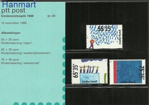 Znaczek Holandia 1988 Mi 1353-1355 Czyste **