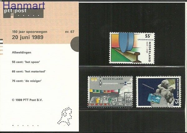 Znaczek Holandia 1989 Mi 1366-1368 Czyste **