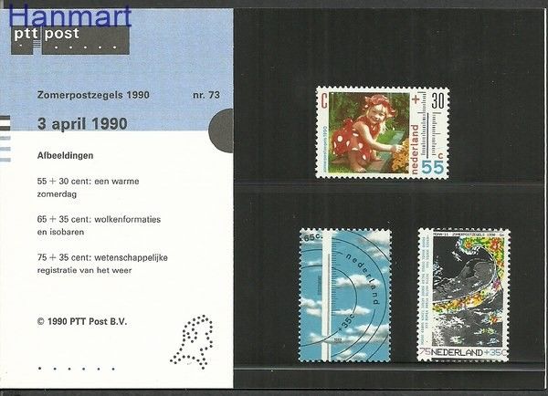 Znaczek Holandia 1990 Mi 1379-1381 Czyste **