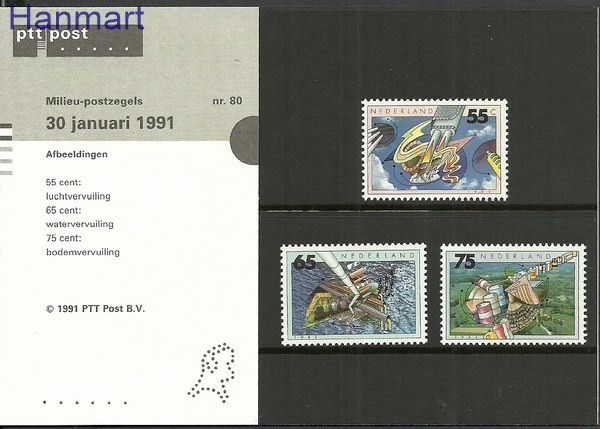 Znaczek Holandia 1991 Mi 1396-1398 Czyste **