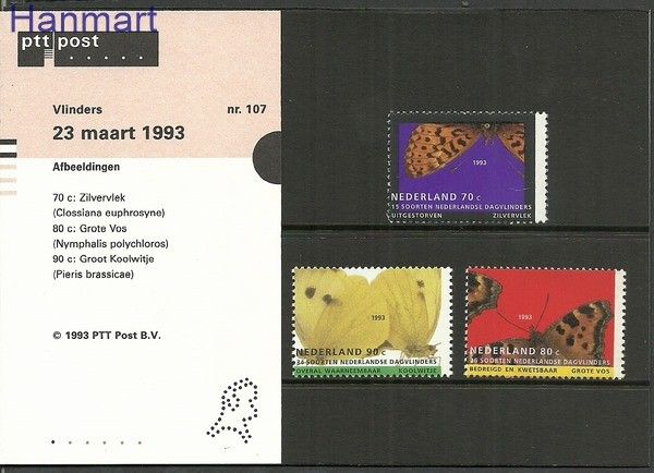 Znaczek Holandia 1993 Mi 1470-1472 Czyste **
