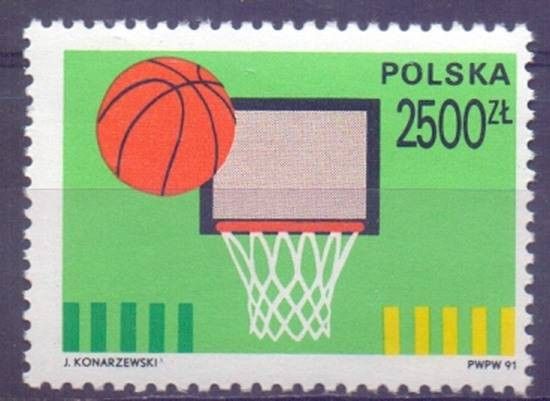 Znaczek Polska 1991 Mi 3340 Fi 3192 Czyste **