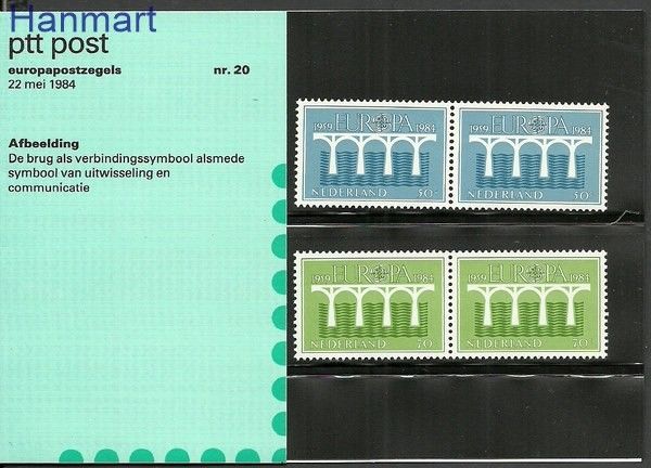Znaczek Holandia 1984 Mi 1251-1252 Czyste **