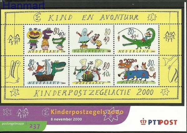 Znaczek Holandia 2000 Mi bl 67 Czyste **