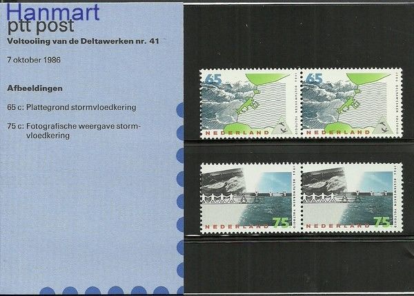 Znaczek Holandia 1986 Mi 1305-1306 Czyste **