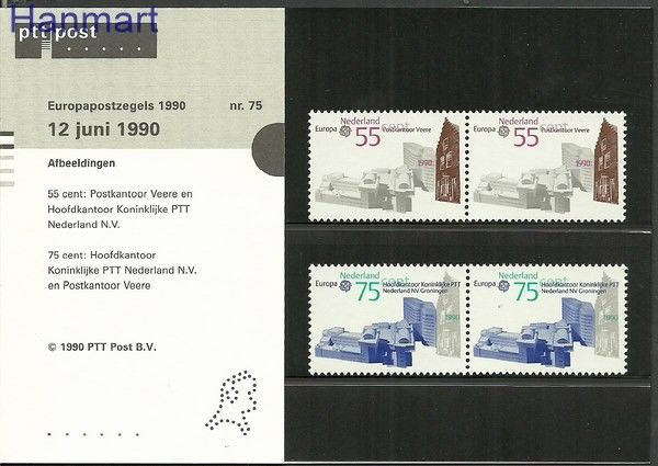 Znaczek Holandia 1990 Mi 1386-1387 Czyste **
