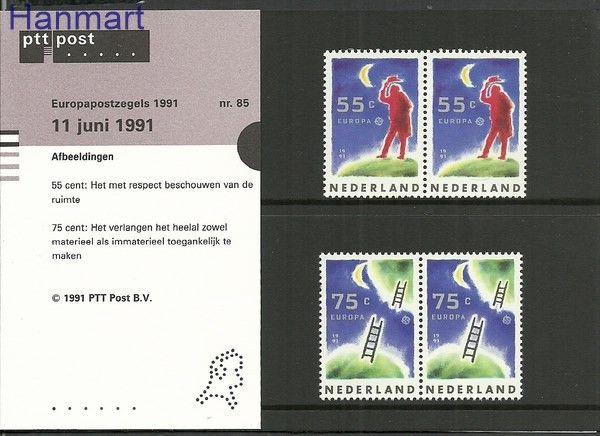 Znaczek Holandia 1991 Mi 1409-1410 Czyste **