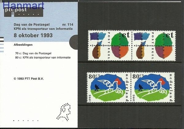 Znaczek Holandia 1993 Mi 1490-1491 Czyste **