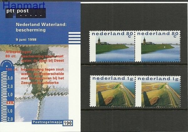 Znaczek Holandia 1998 Mi 1661-1662 Czyste **