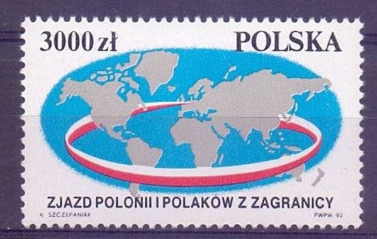 Znaczek Polska 1992 Mi 3397 Fi 3249 Czyste **