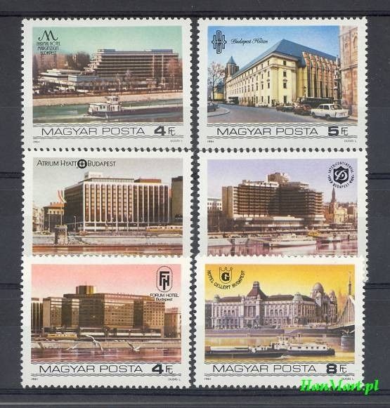 Znaczek Węgry 1984 Mi 3701-3706 Czyste **