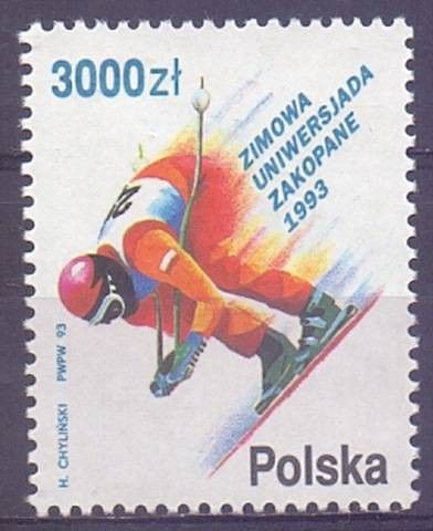 Znaczek Polska 1993 Mi 3431 Fi 3283 Czyste **