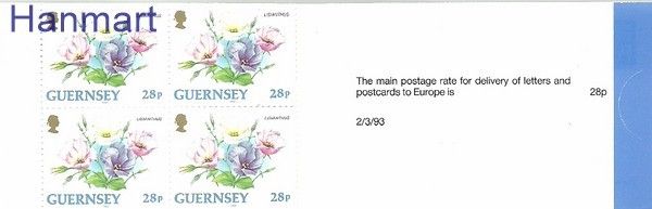 Znaczek Guernsey 1993 Mi mh O-9 Czyste **