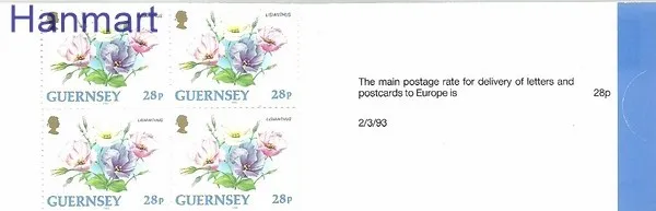 Znaczek Guernsey 1993 Mi mh O-9 Czyste **