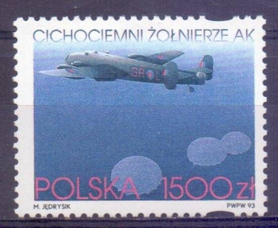Znaczek Polska 1993 Mi 3467 Fi 3319 Czyste **