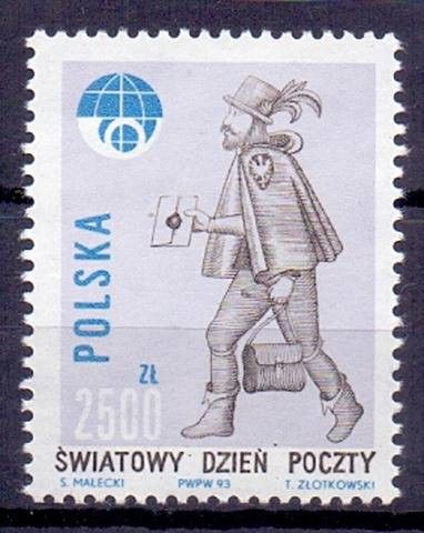 Znaczek Polska 1993 Mi 3469 Fi 3321 Czyste **