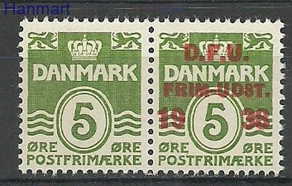 Znaczek Dania 1938 Mi 243 Czyste **
