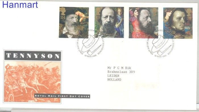 Wielka Brytania 1992 Mi 1392-1395 FDC