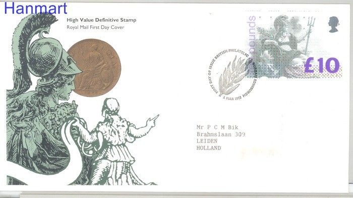 Znaczek Wielka Brytania 1992 Mi 1445 FDC