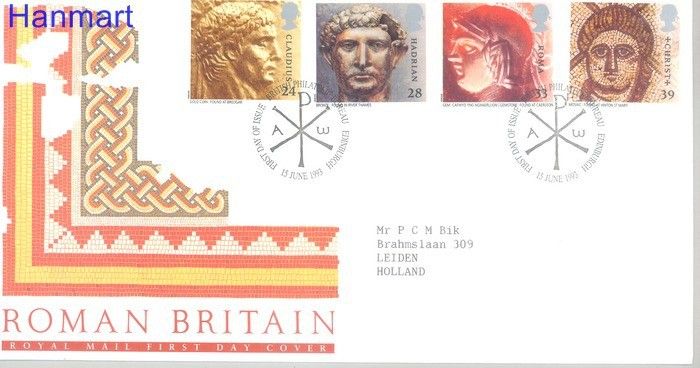 Znaczek Wielka Brytania 1993 Mi 1455-1458 FDC