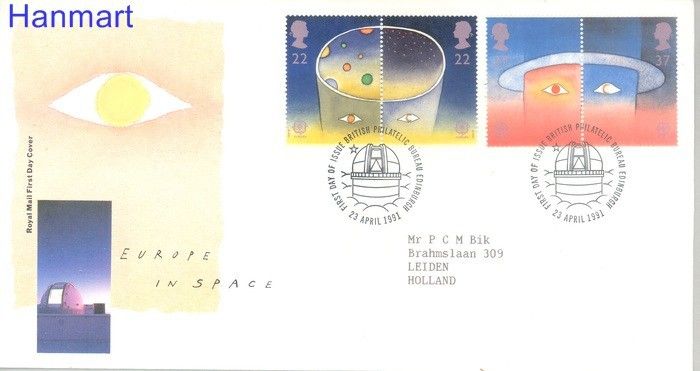 Znaczek Wielka Brytania 1991 Mi 1337-1340 FDC