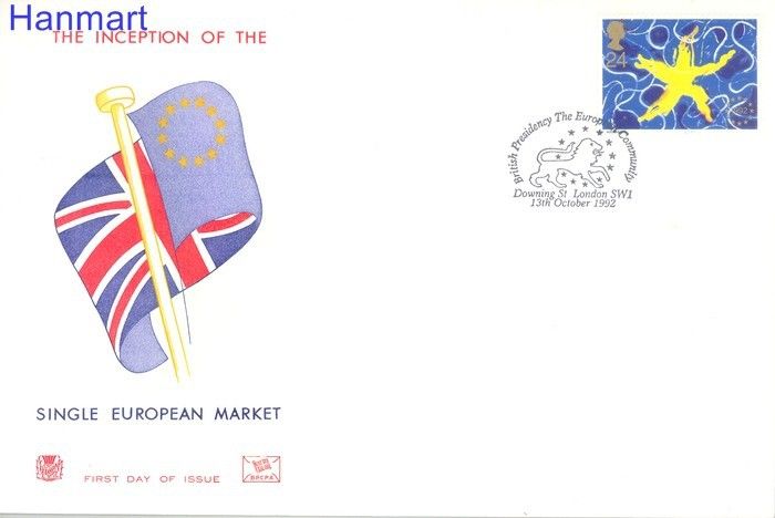 Wielka Brytania 1992 Mi 1418 FDC