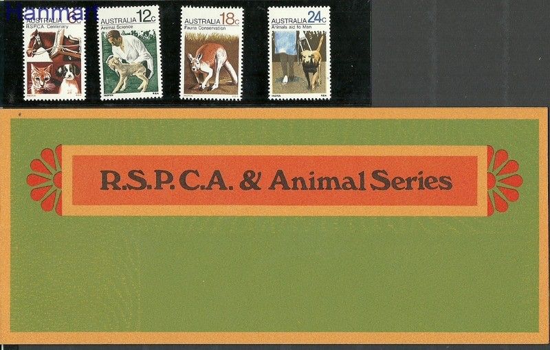 Znaczek Australia 1971 Mi pp468-471 Czyste **