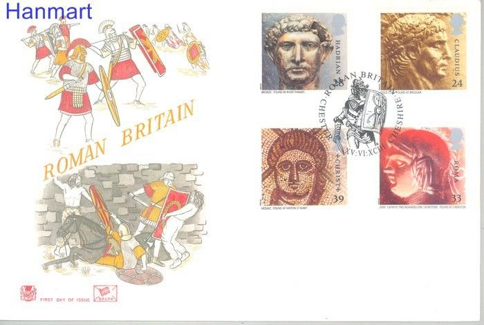 Znaczek Wielka Brytania 1993 Mi 1455-1458 FDC