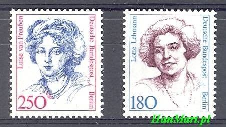 Znaczek Berlin Niemcy 1989 Mi 844-845 Czyste **