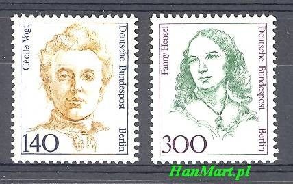 Znaczek Berlin Niemcy 1989 Mi 848-849 Czyste **