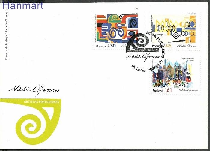 Znaczek Portugalia 2007 Mi 3224-3226 FDC