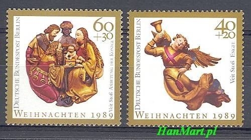 Znaczek Berlin Niemcy 1989 Mi 858-859 Czyste **
