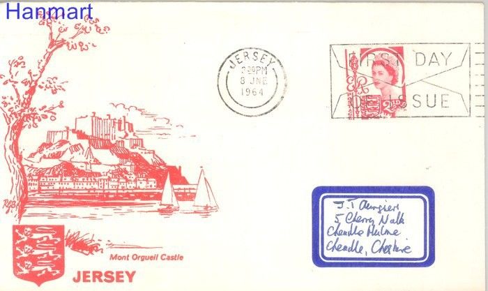 Znaczek Jersey 1964 Mi 2 FDC