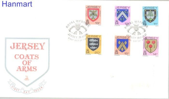 Znaczek Jersey 1981 Mi 264-269 FDC