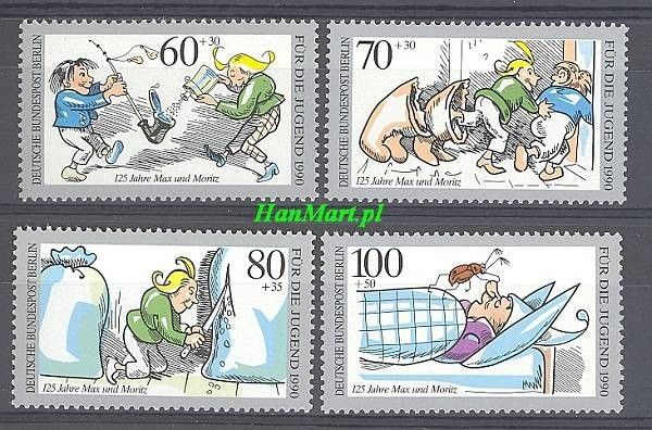 Znaczek Berlin Niemcy 1990 Mi 868-871 Czyste **