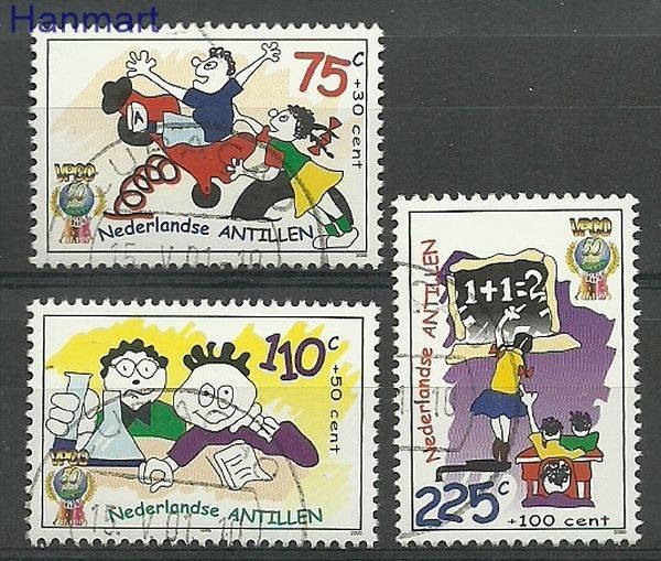 Znaczek Antyle Holenderskie 2000 Mi 1066-1068 Stemplowane