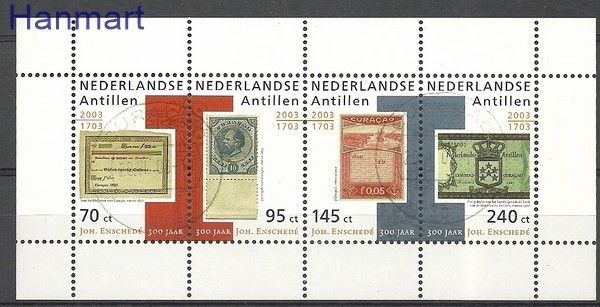 Znaczek Antyle Holenderskie 2003 Mi ark1200-1203 Stemplowane