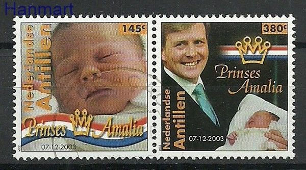 Znaczek Antyle Holenderskie 2004 Mi par1262-1263 Stemplowane