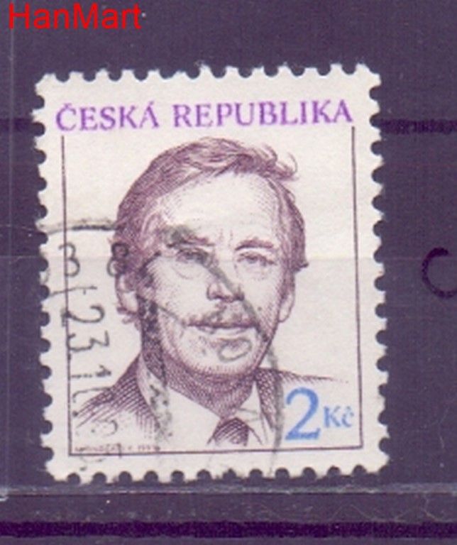 Znaczek Czechy 1993 Mi mpl3c Stemplowane