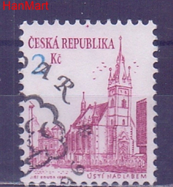 Znaczek Czechy 1993 Mi mpl13b Stemplowane