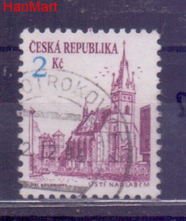 Znaczek Czechy 1993 Mi mpl13d Stemplowane