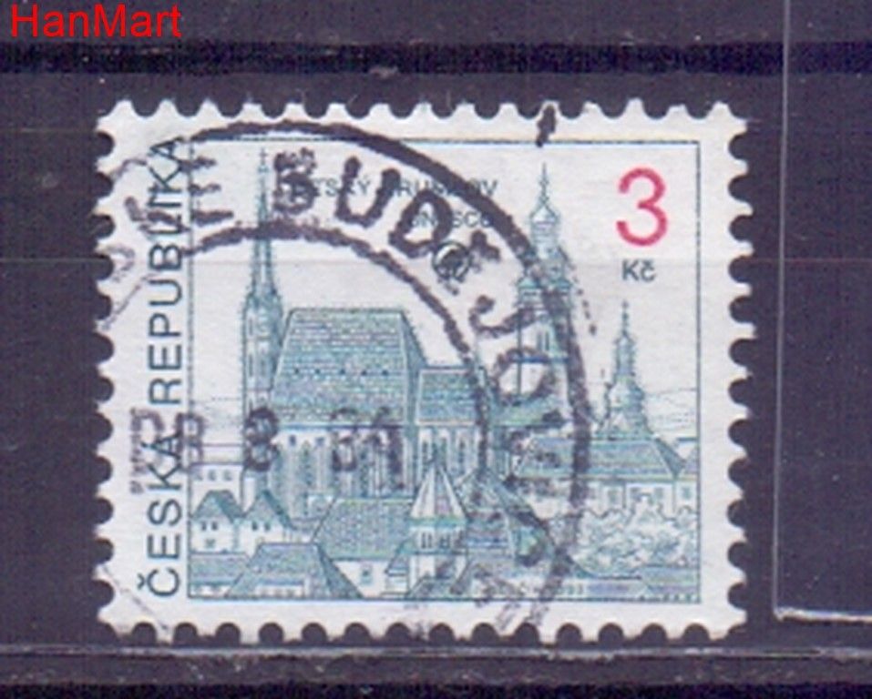 Znaczek Czechy 1993 Mi mpl14a Stemplowane