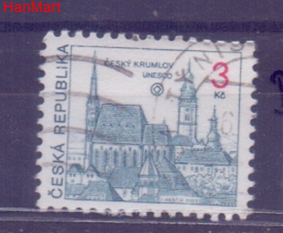 Znaczek Czechy 1993 Mi mpl14b Stemplowane