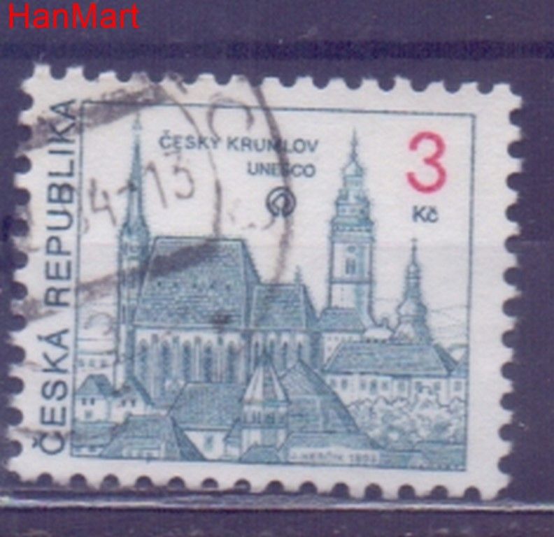 Znaczek Czechy 1993 Mi mpl14i Stemplowane