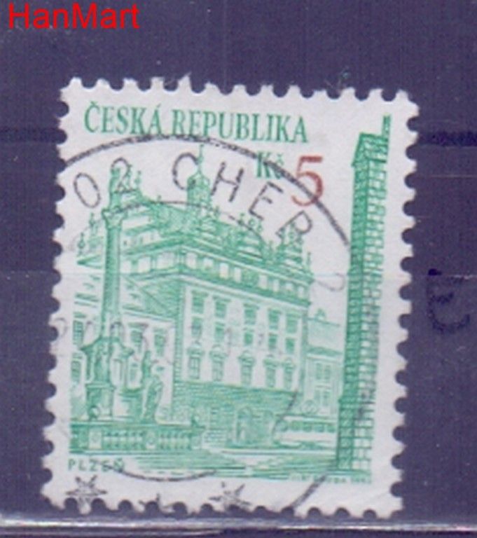 Znaczek Czechy 1993 Mi mpl15e Stemplowane
