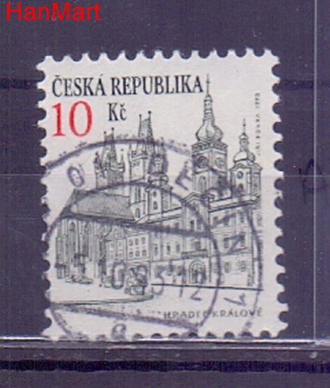 Znaczek Czechy 1993 Mi mpl17a Stemplowane
